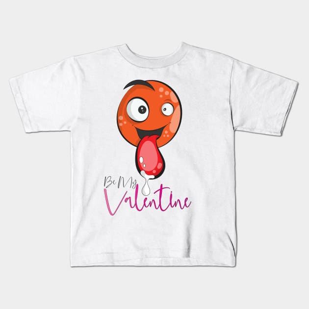 Be My Valentine Kids T-Shirt by sgmerchy